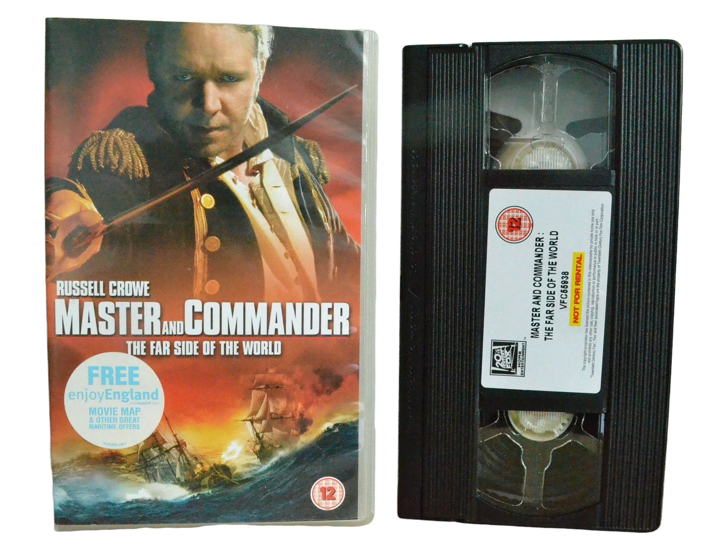 Master And Commander: The Far Side Of The World - Russell Crowe - 20th Century Fox Home Entertainment - Vintage - Pal VHS-