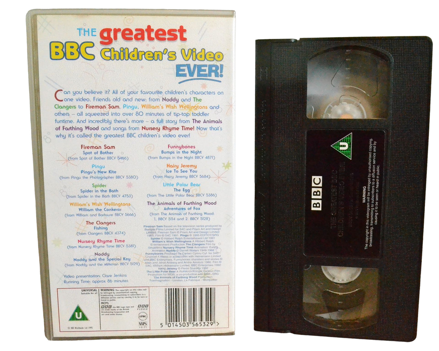 The Greatest BBC Children's Video Ever! - BBC Video - BBCV5653 - Children - Pal - VHS-