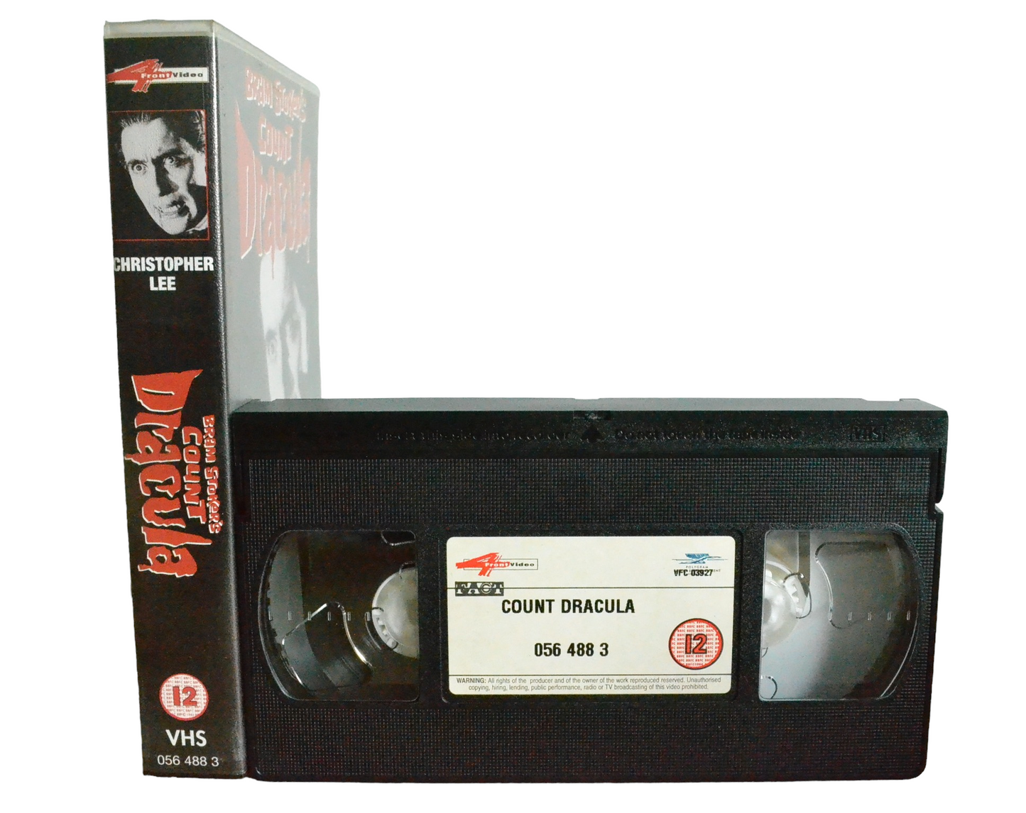 Bram Stoker's Count Dracula - Christopher Lee - 4 Front Video - 564883 - Horror - Pal - VHS-