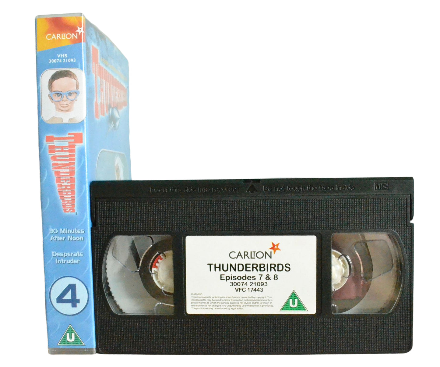 Thunderbirds - Desperate Intruder (Episodes 7 and 8) - Carlton Video - Children's - Pal VHS-