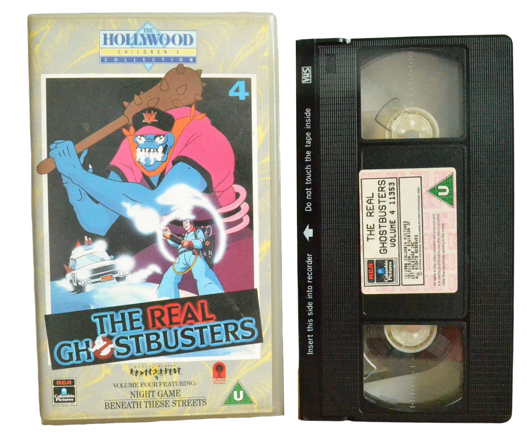 The Real Ghostbusters: Volume 4 - Night Game Beneath These Streets - Columbia Pictures - Children's - Pal VHS-