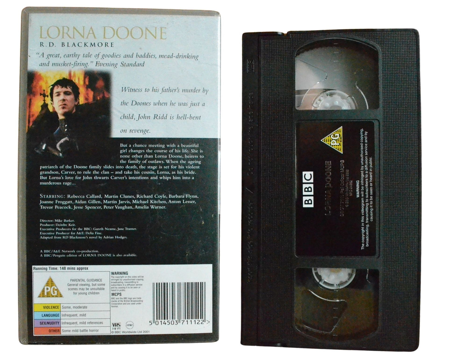 Lorna Doone - Rebecca Callard - Vintage - Pal VHS-