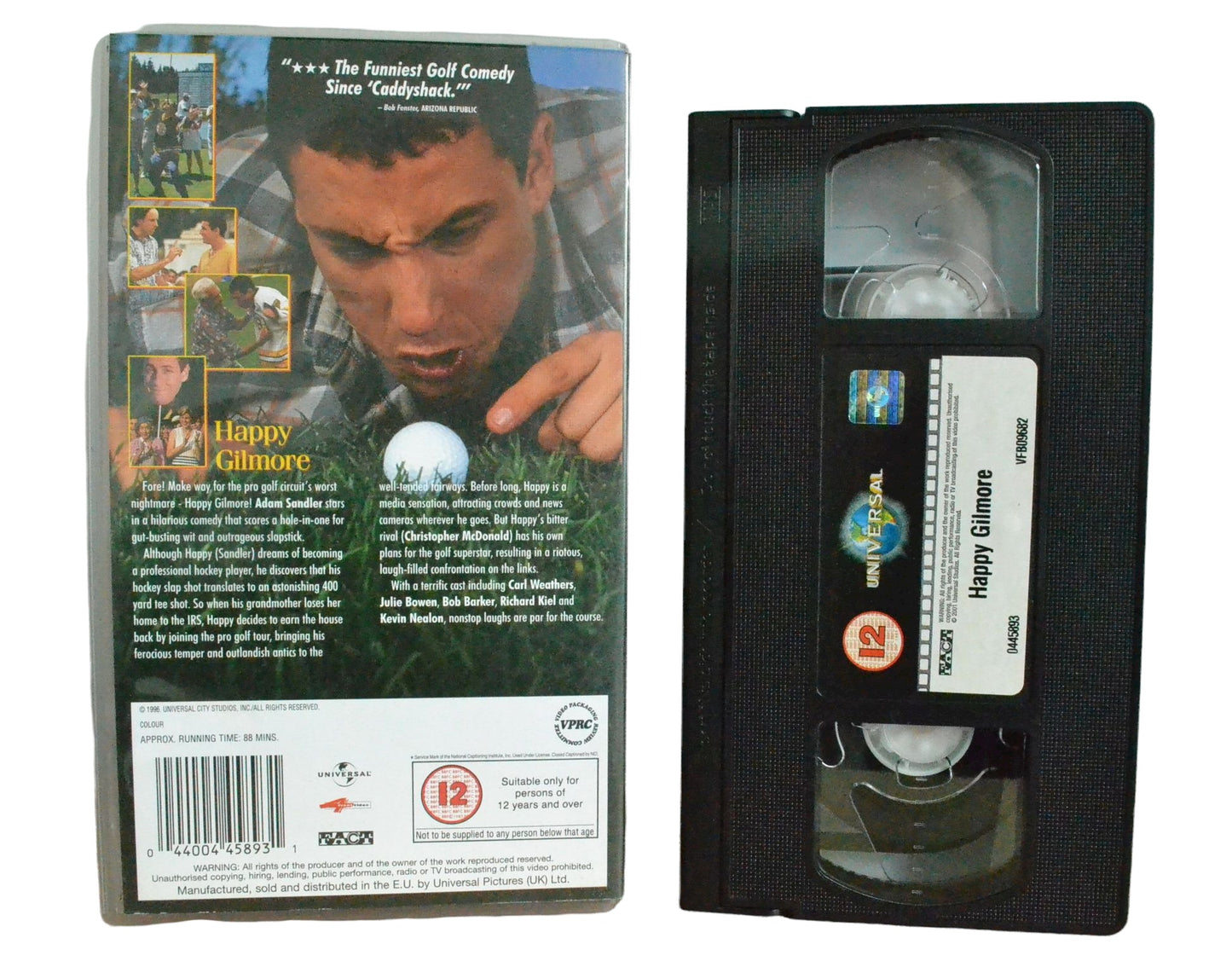 Happy Gilmore - Adam Sandlers - 4Front Video - Vintage - Pal VHS-