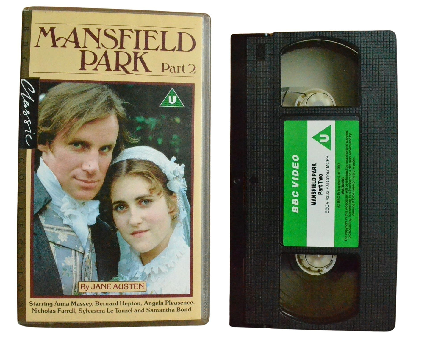 Mansfield Park: Park 2 - Anna Massey - Vintage - Pal VHS-