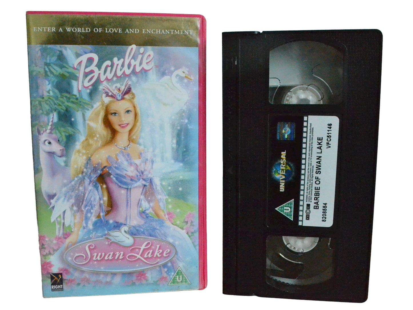 Barbie Of Swan Lake - Kelly Sheridan - Universal - Childrens - PAL - VHS-