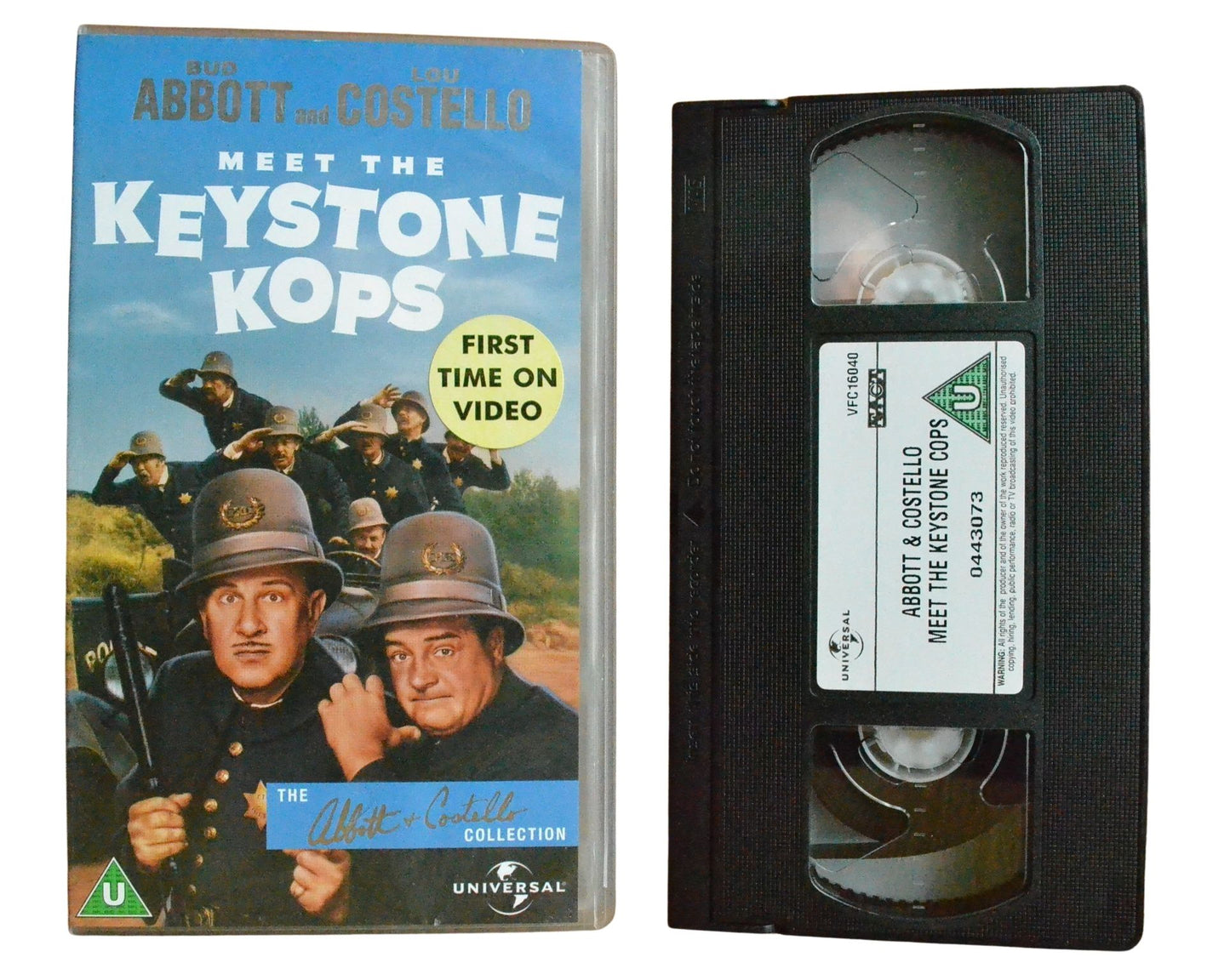 Abbott and Costello Meet the Keystone Kops - Bud Abbott - Vintage - Pal VHS-