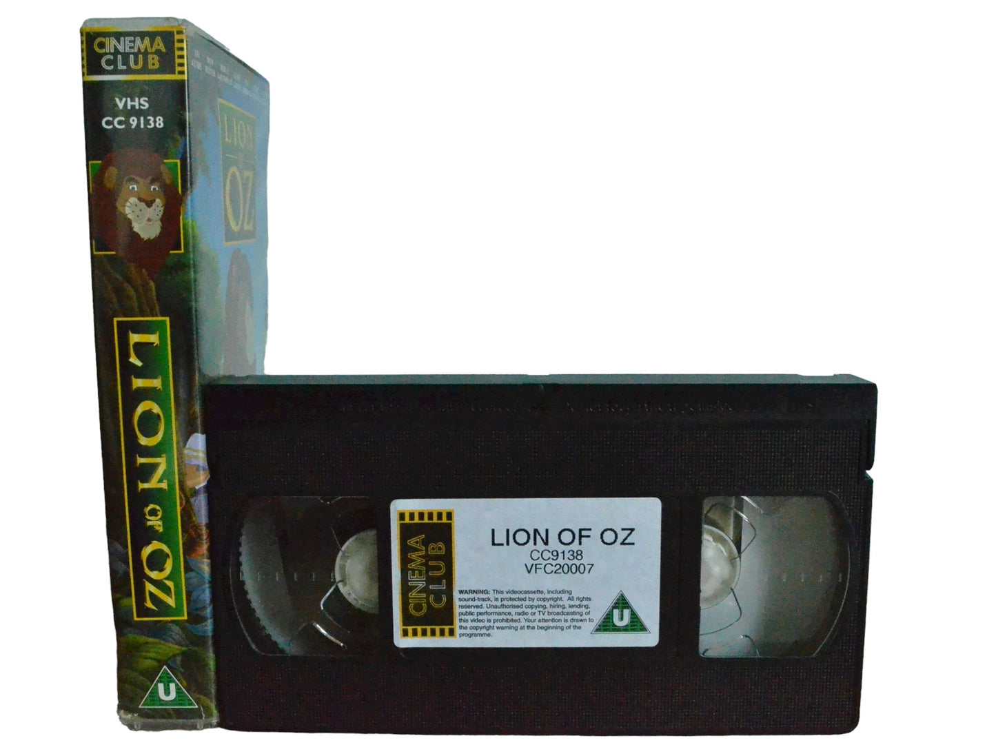 Lion Of OZ - Henry Beckman - Cinema Club - Childrens - PAL - VHS-