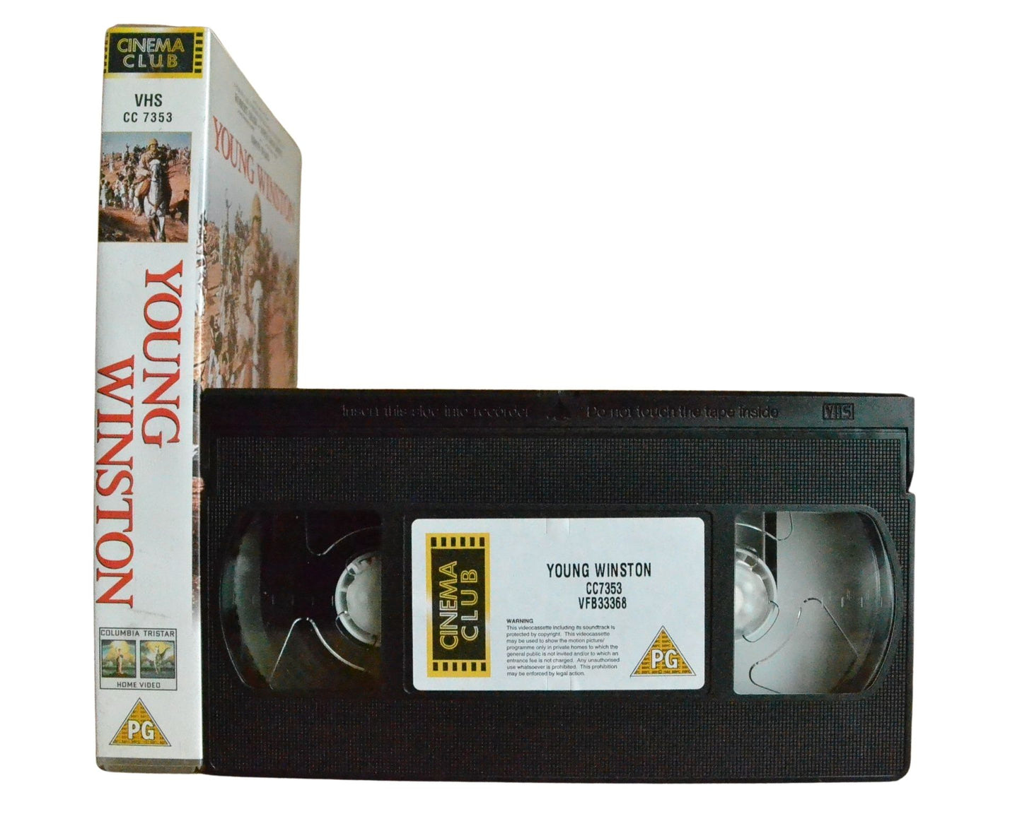 Young Winston - Robert Shaw - Vintage - Pal VHS-