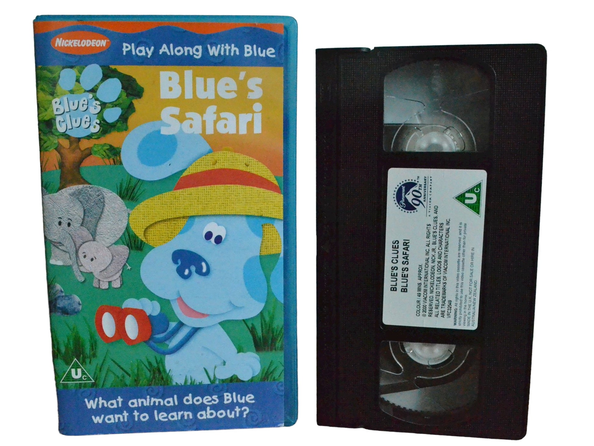 Blue's Safari - Paramount - Childrens - PAL - VHS-