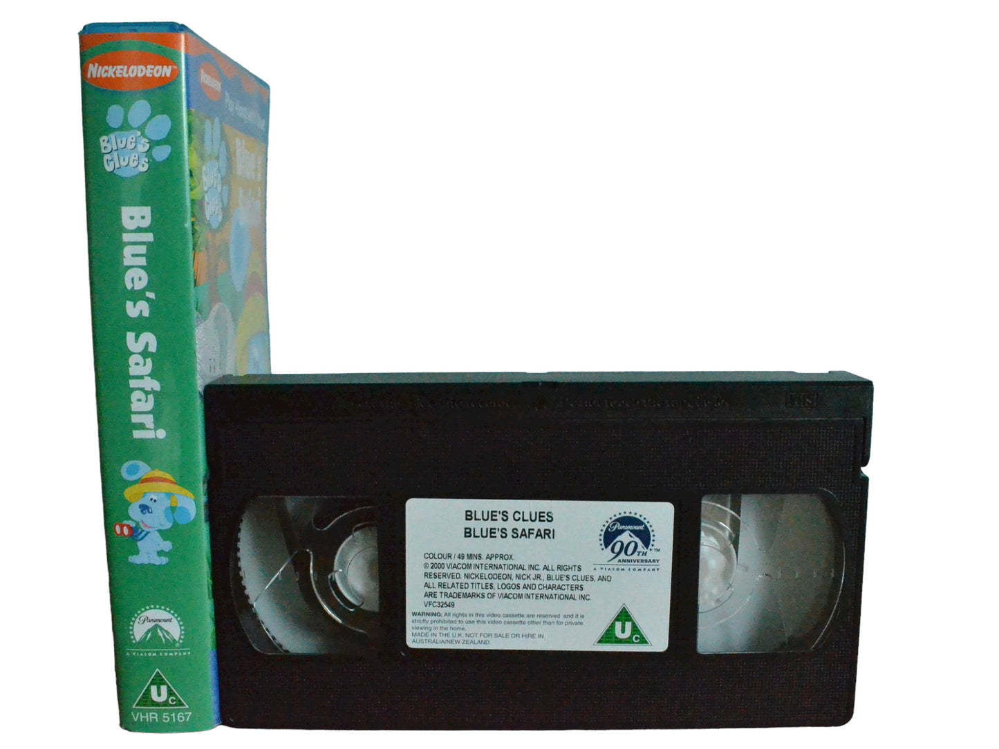 Blue's Safari - Paramount - Childrens - PAL - VHS-