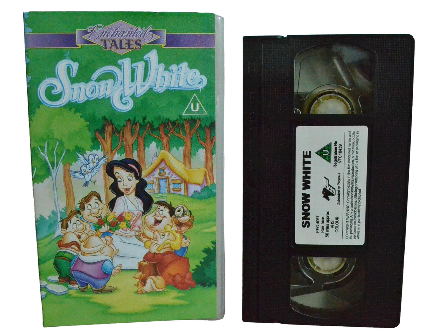 Snow White - Cam Clarke - Pegasus - Childrens - PAL - VHS-