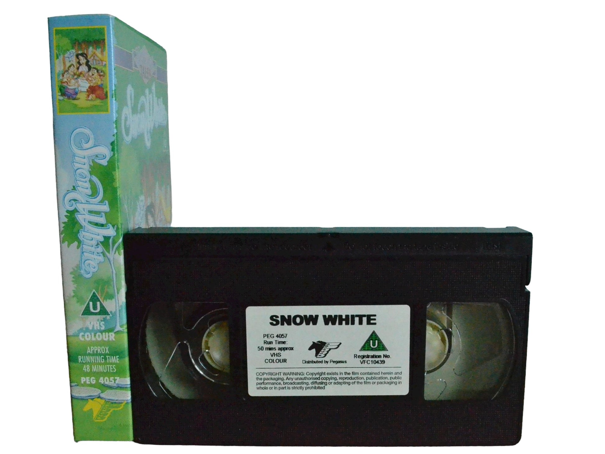 Snow White - Cam Clarke - Pegasus - Childrens - PAL - VHS-