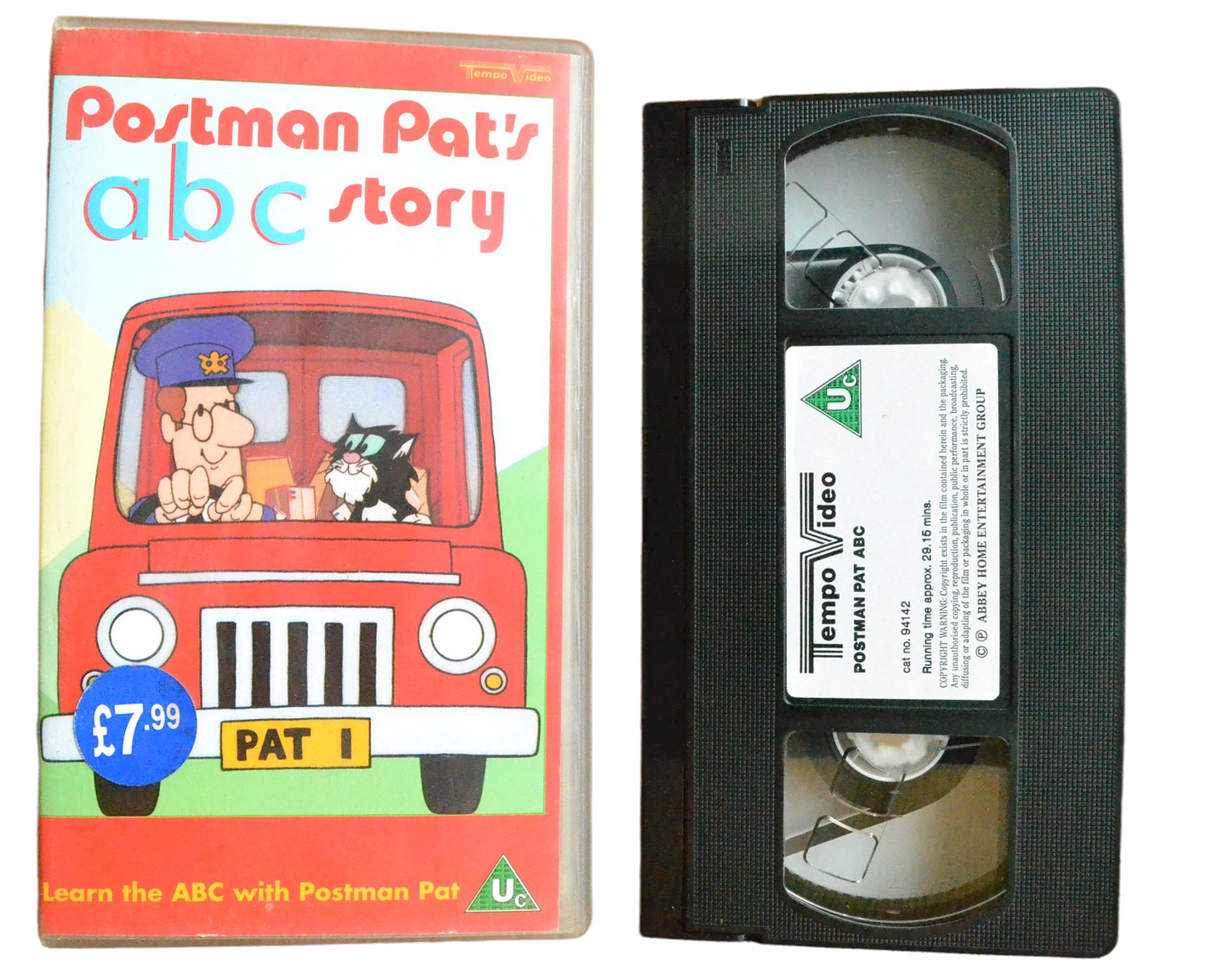 Postman Pat's ABC Story - Tempo Video - Children’s - Pal VHS-