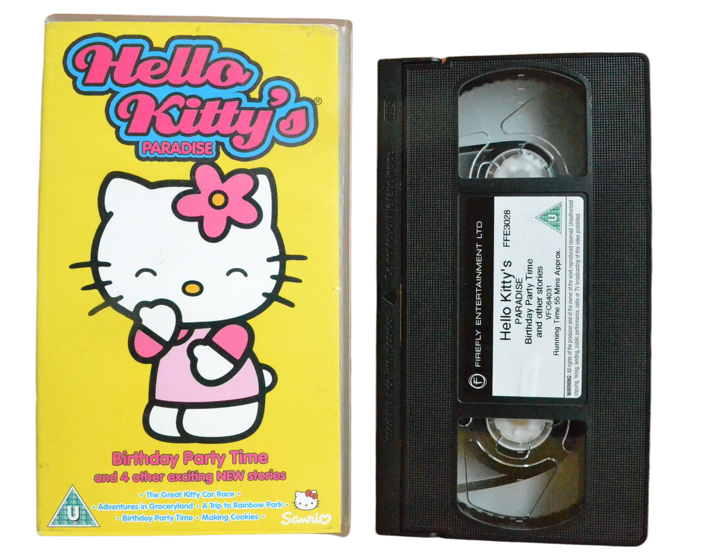 Hello Kitty's Paradise: Birthday Party Time and Other Stories - Firefly Entertainment - Children’s - Pal VHS-