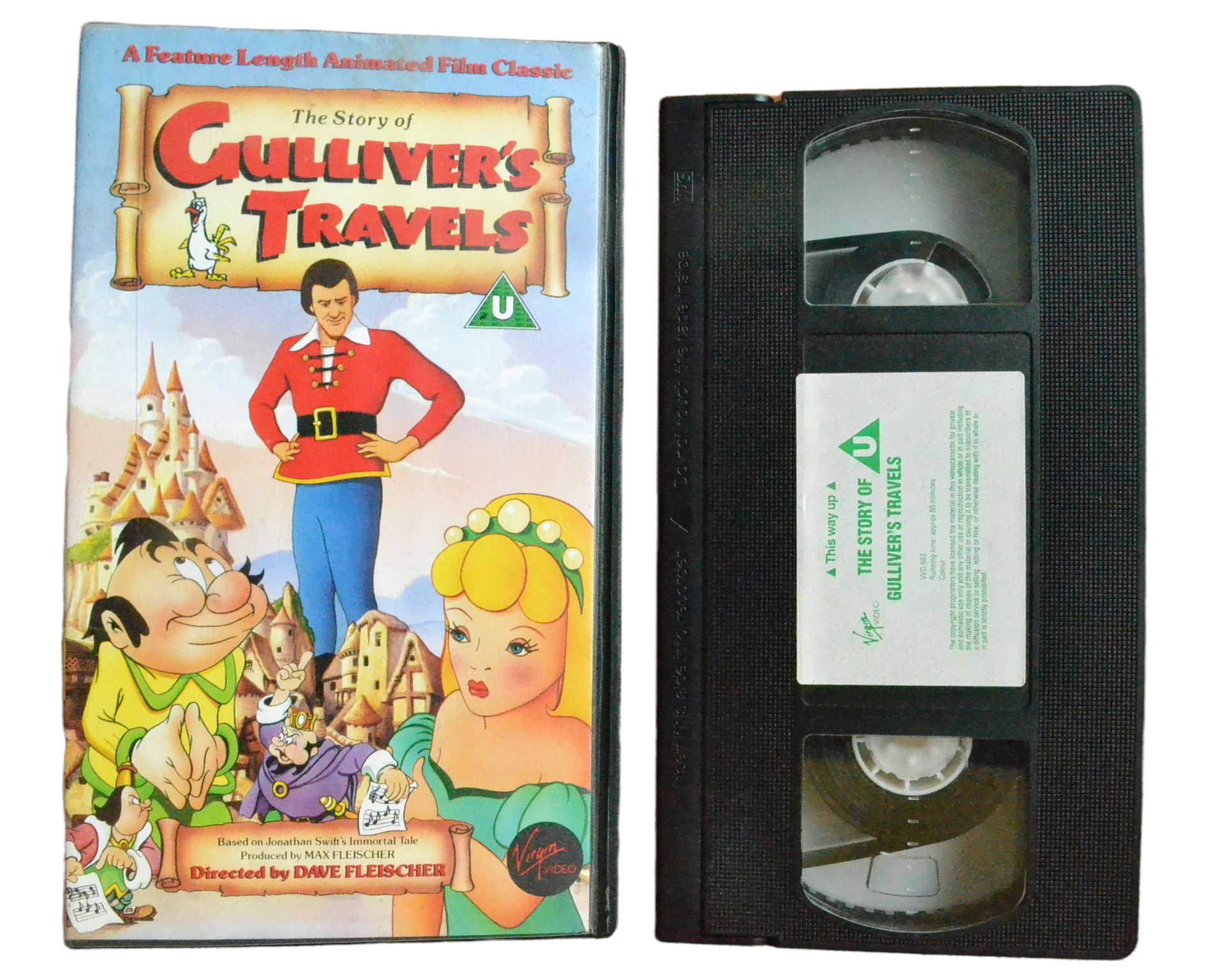 The Story of Gulliver's Travels - Virgin Video - Children’s - Pal VHS-