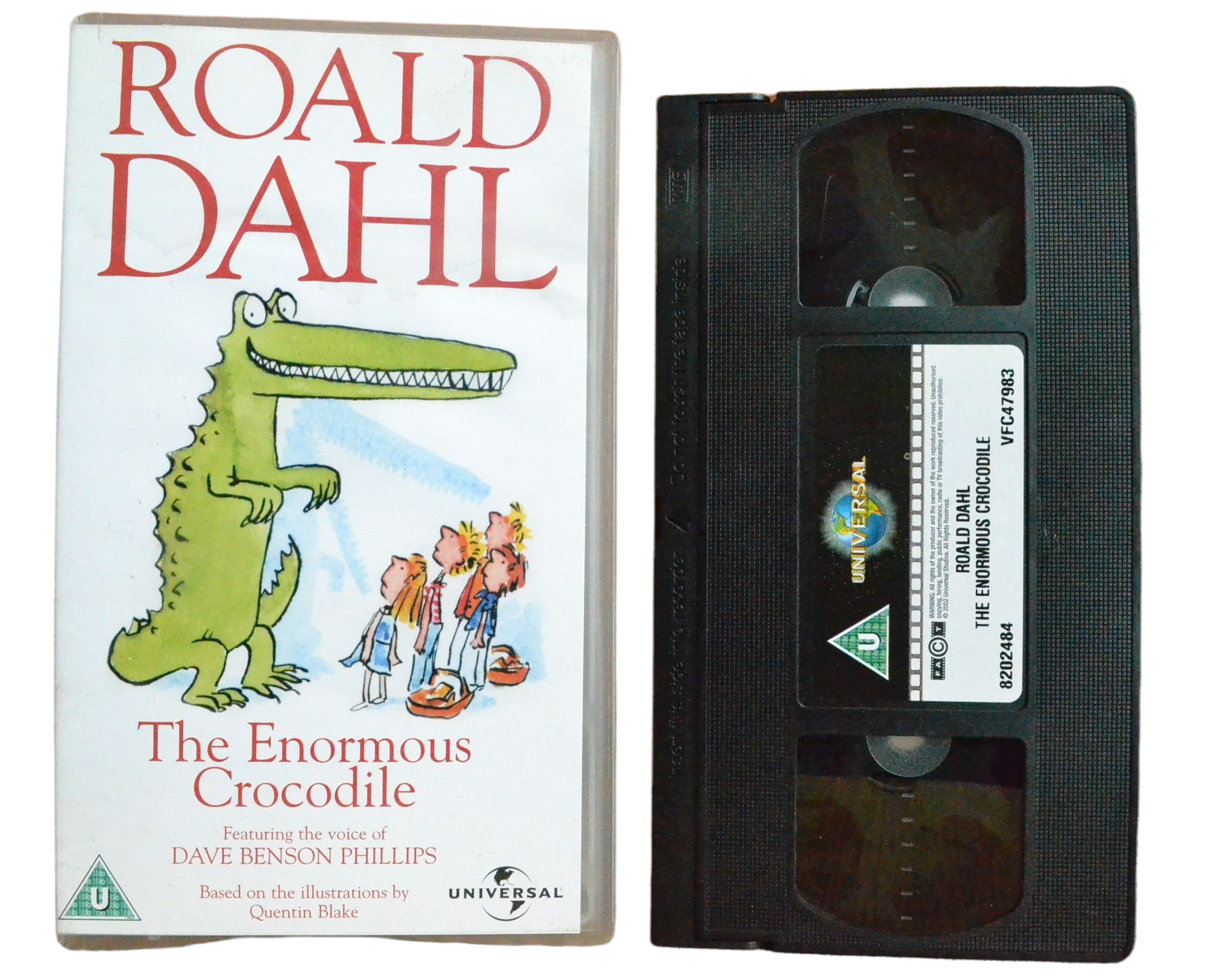 Road Dahl: The Enormous Crocodile - Universal - Children’s - Pal VHS-