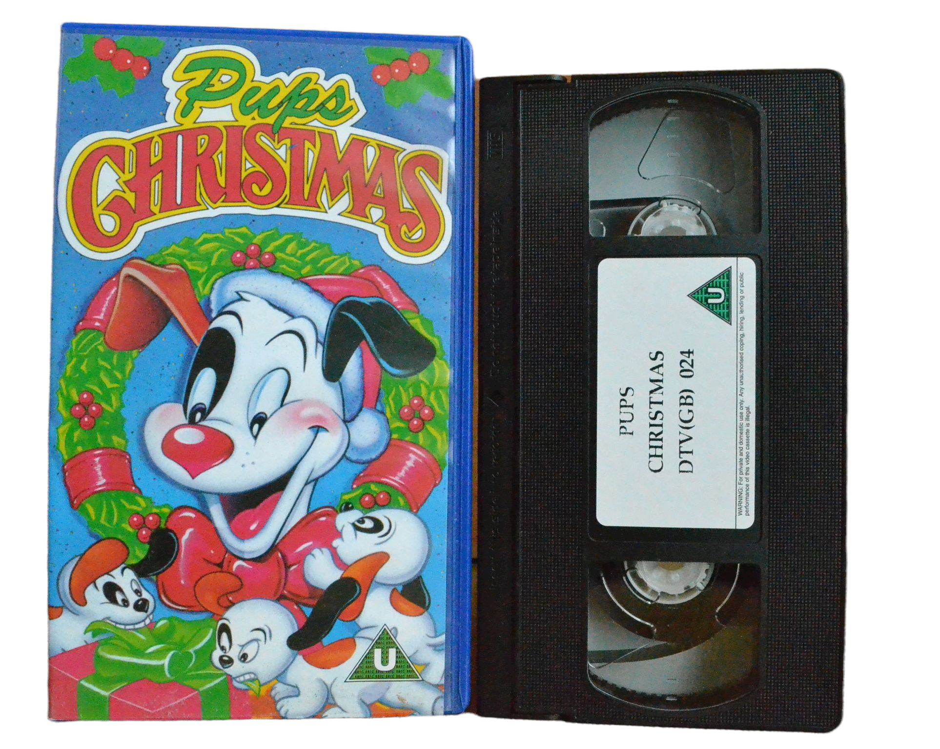 Pups Christmas - DTV [GB] - Children’s - Pal VHS-