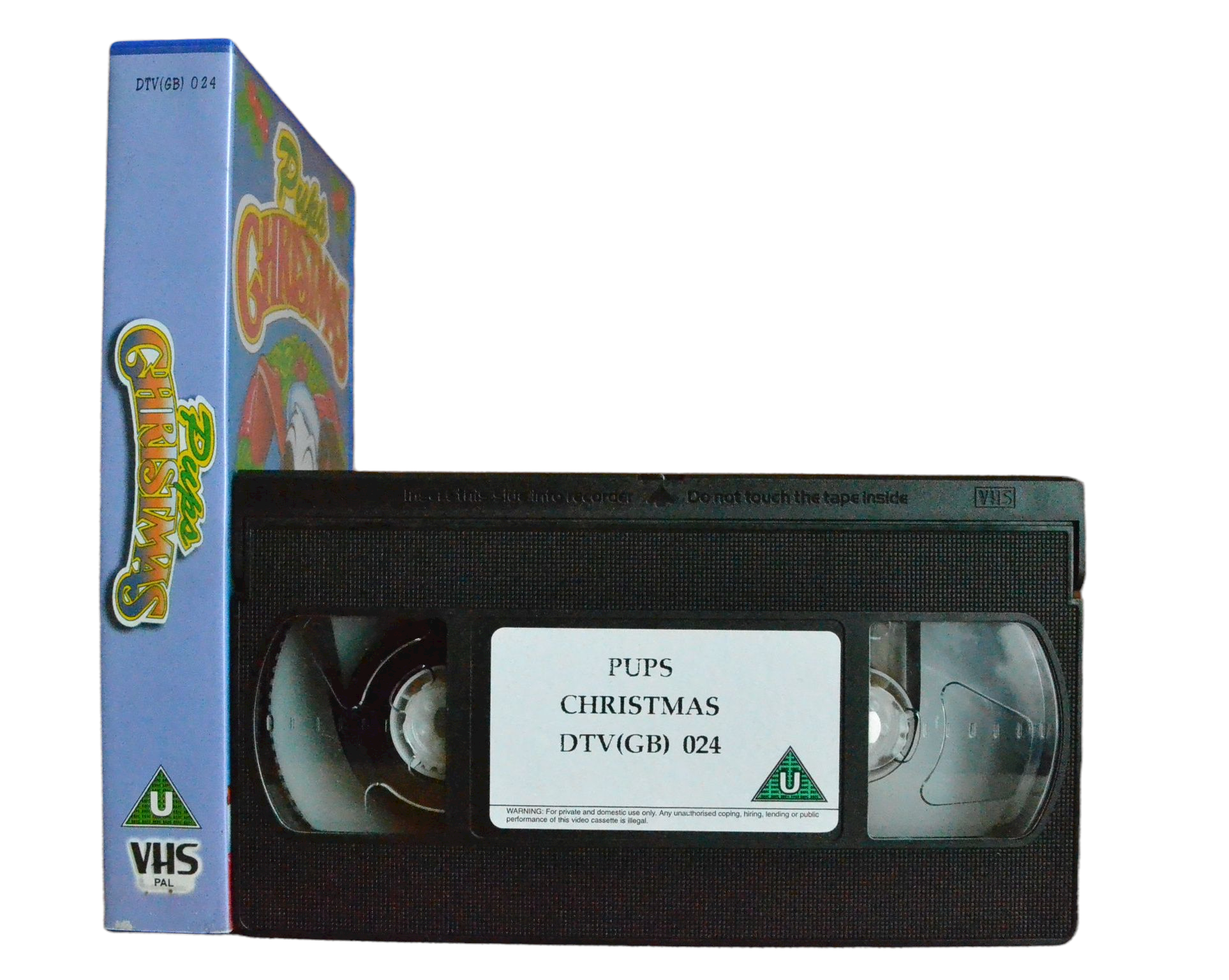 Pups Christmas - DTV [GB] - Children’s - Pal VHS-