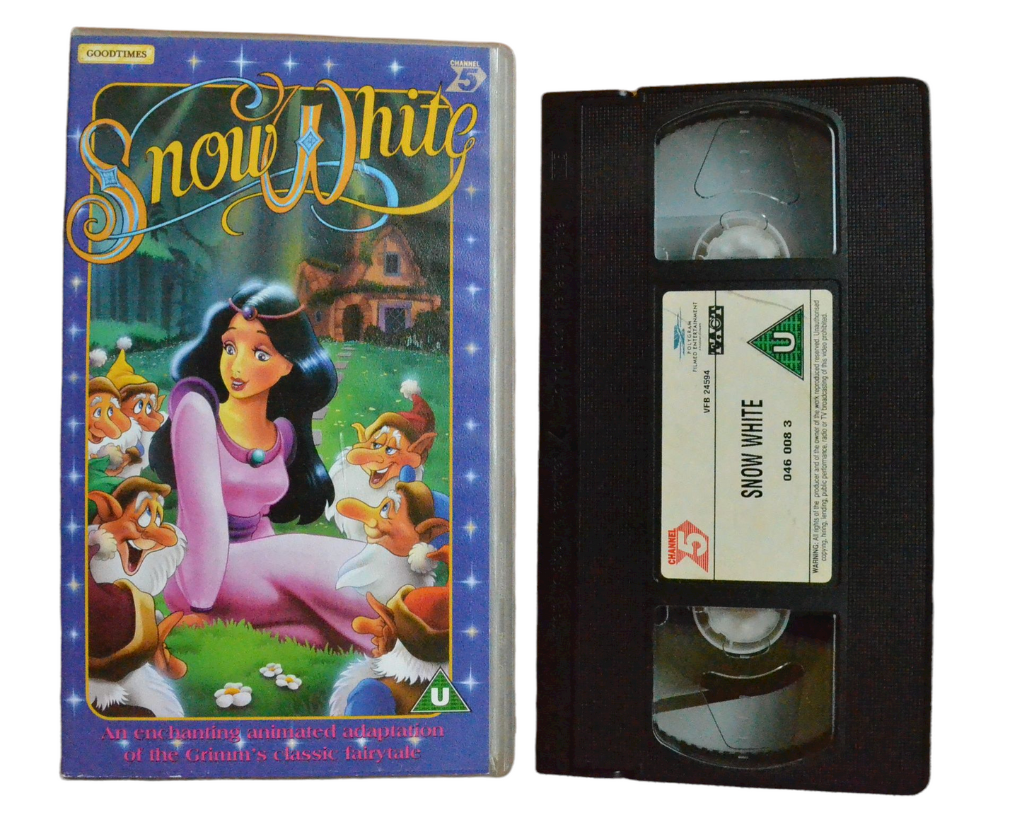 Snow White - Channel 5 - Children’s - Pal VHS-