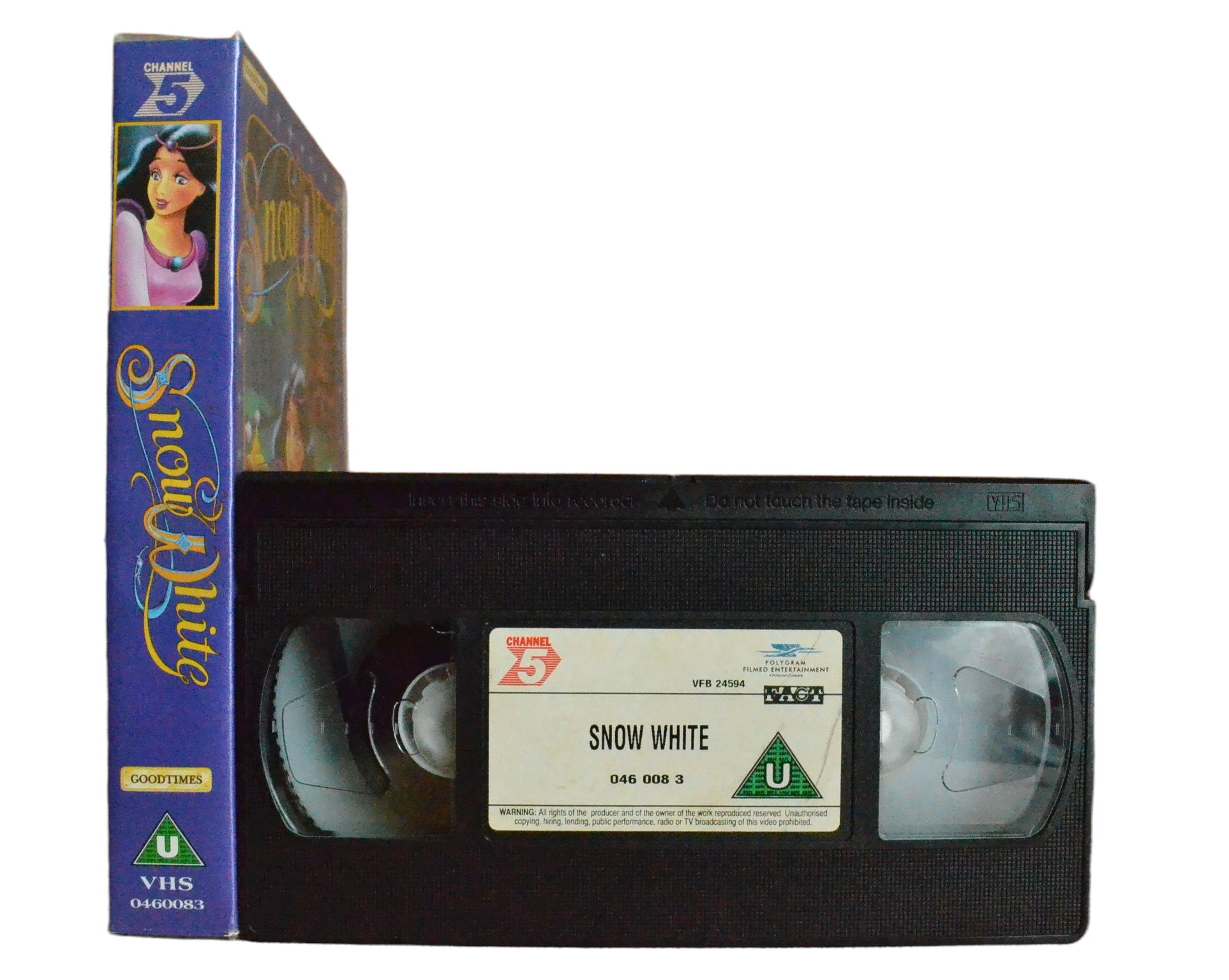 Snow White - Channel 5 - Children’s - Pal VHS-