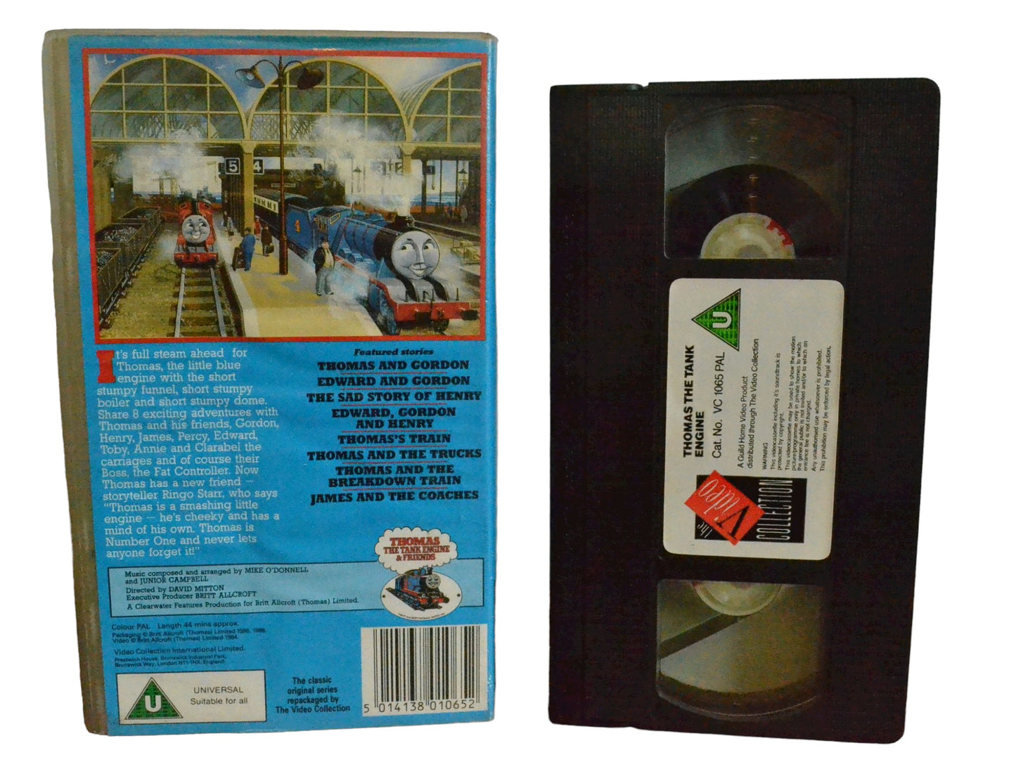 Thomas The Tank Engine & Friends - Thomas and Gordon -Michael Angelis - The Video Collection - Childrens - PAL - VHS-