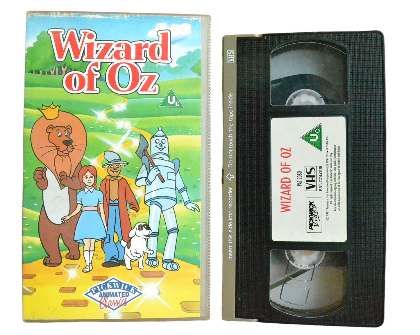 Wizard Of Oz - Pickwick Video - Children’s - Pal VHS-