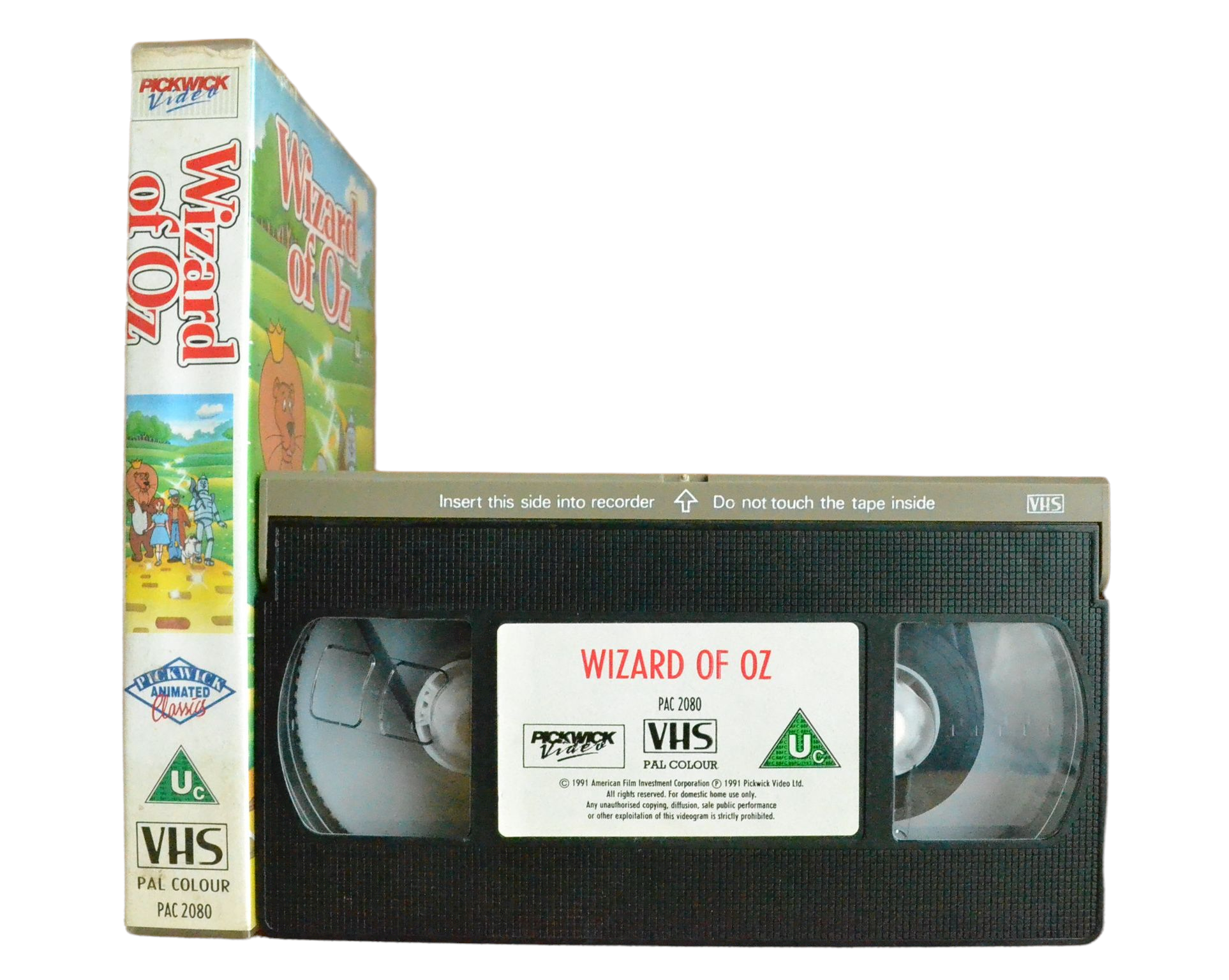 Wizard Of Oz - Pickwick Video - Children’s - Pal VHS-