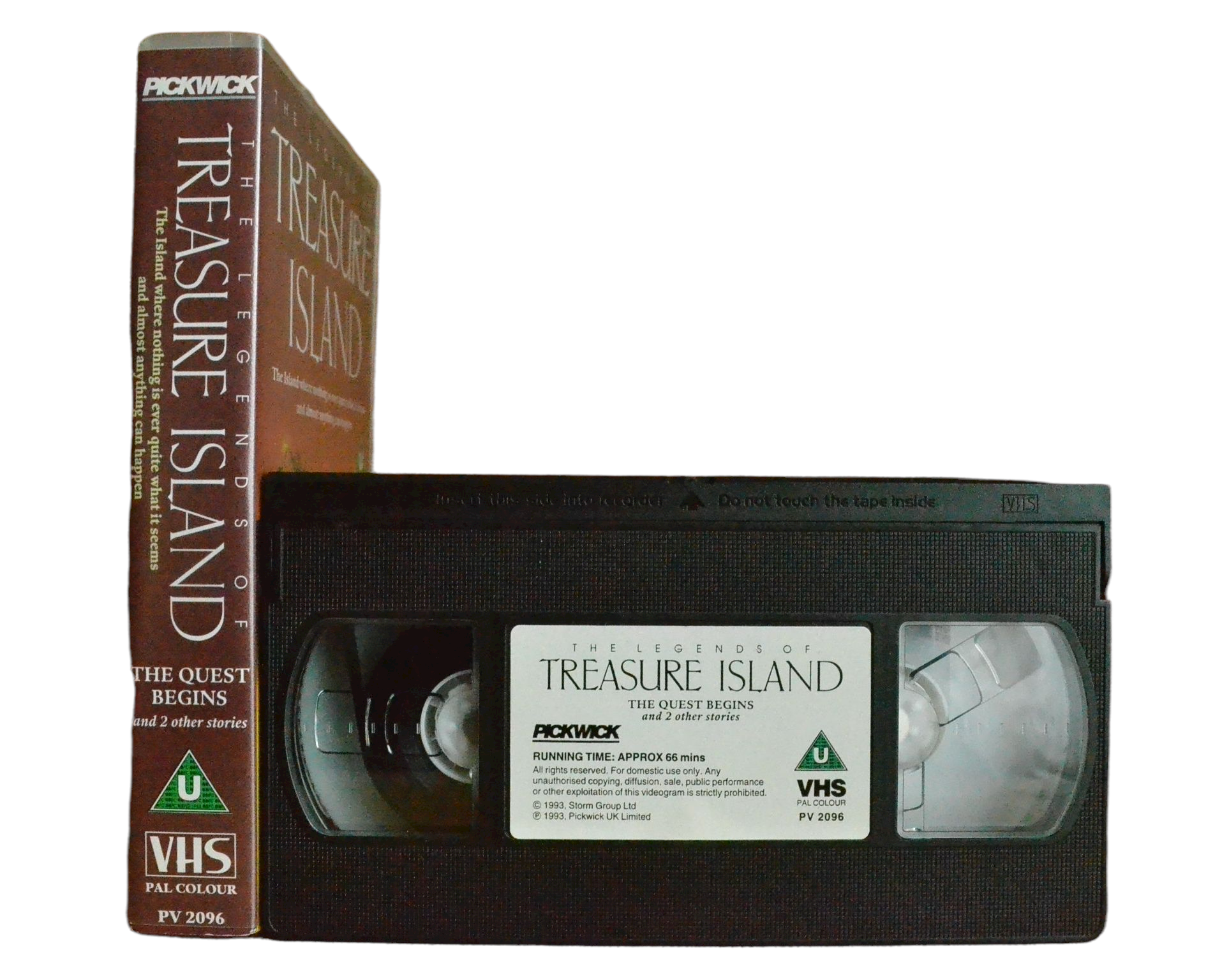 The Legends Of Treasure Island: The Quest Begins and 2 Other Stories - Pickwick - Children’s - Pal VHS-