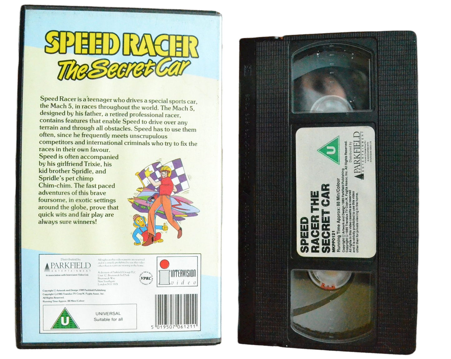 Speed Racer The Secret Car - Parkfield Play Time - Children’s - Pal VHS-