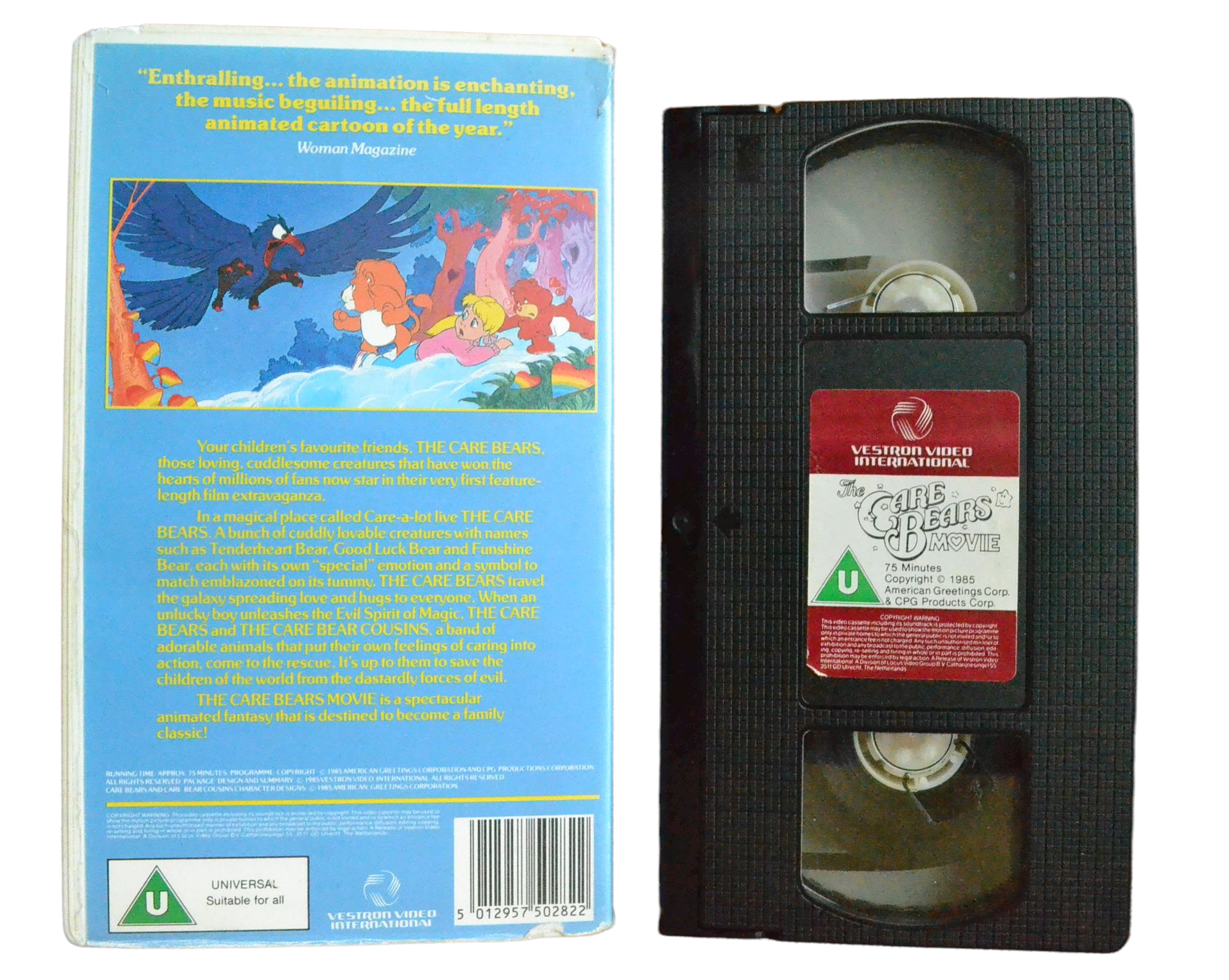 The Care Bears Movie (Early Release) Vestron Video International - Children’s - Pal VHS-