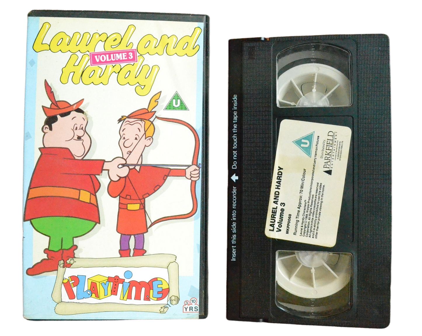 Laurel And Hardy: Volume 3 - Parkfield Play Time - Children’s - Pal VHS-