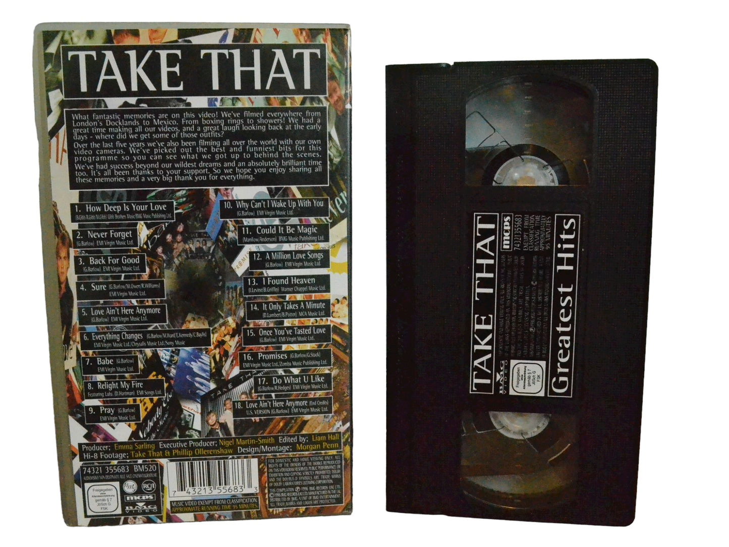 Take That - Greatest Hit - Arsenio Hall - BMG Video - Music - PAL - VHS-