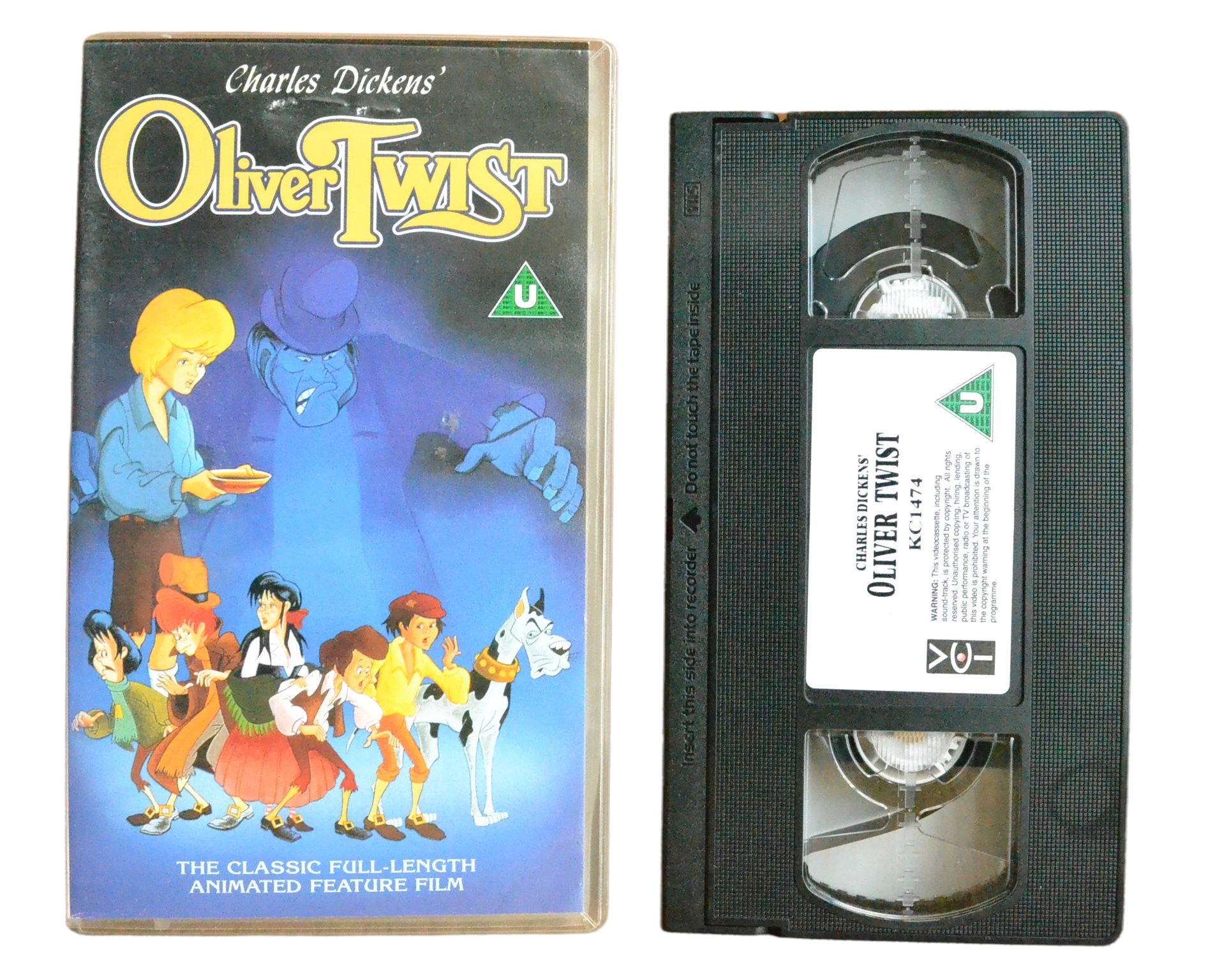 Charles Dickens' Oliver Twist - Kid's Club - Children’s - Pal VHS-