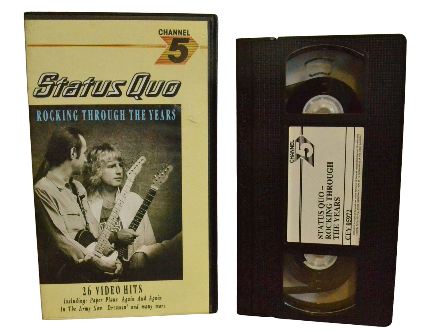 Status Quo Rocking Through The Years - Channel 5 - Music - PAL - VHS-