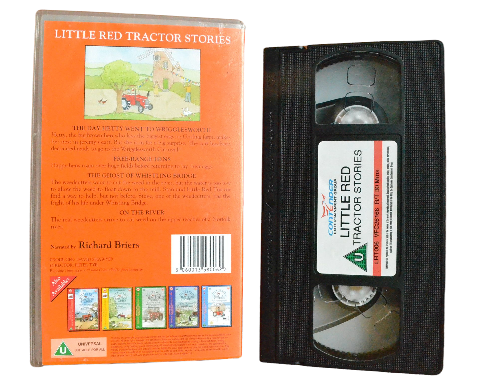 Little Red Tractor Stories - Contender Entertainment Group - Children - Pal VHS-