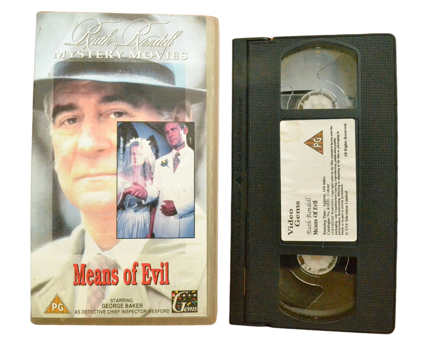 Ruth Rendell: Means of Evil - George Baker - Video Gems - Vintage - Pal VHS-