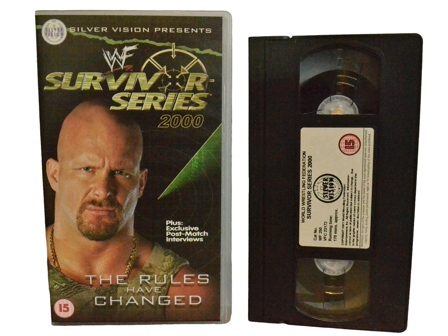 WWF: Survivor Series 2000 - The Rules Have Changed - Kurt Angle - World Wrestling Federation Home Video - Wrestling - PAL - VHS-
