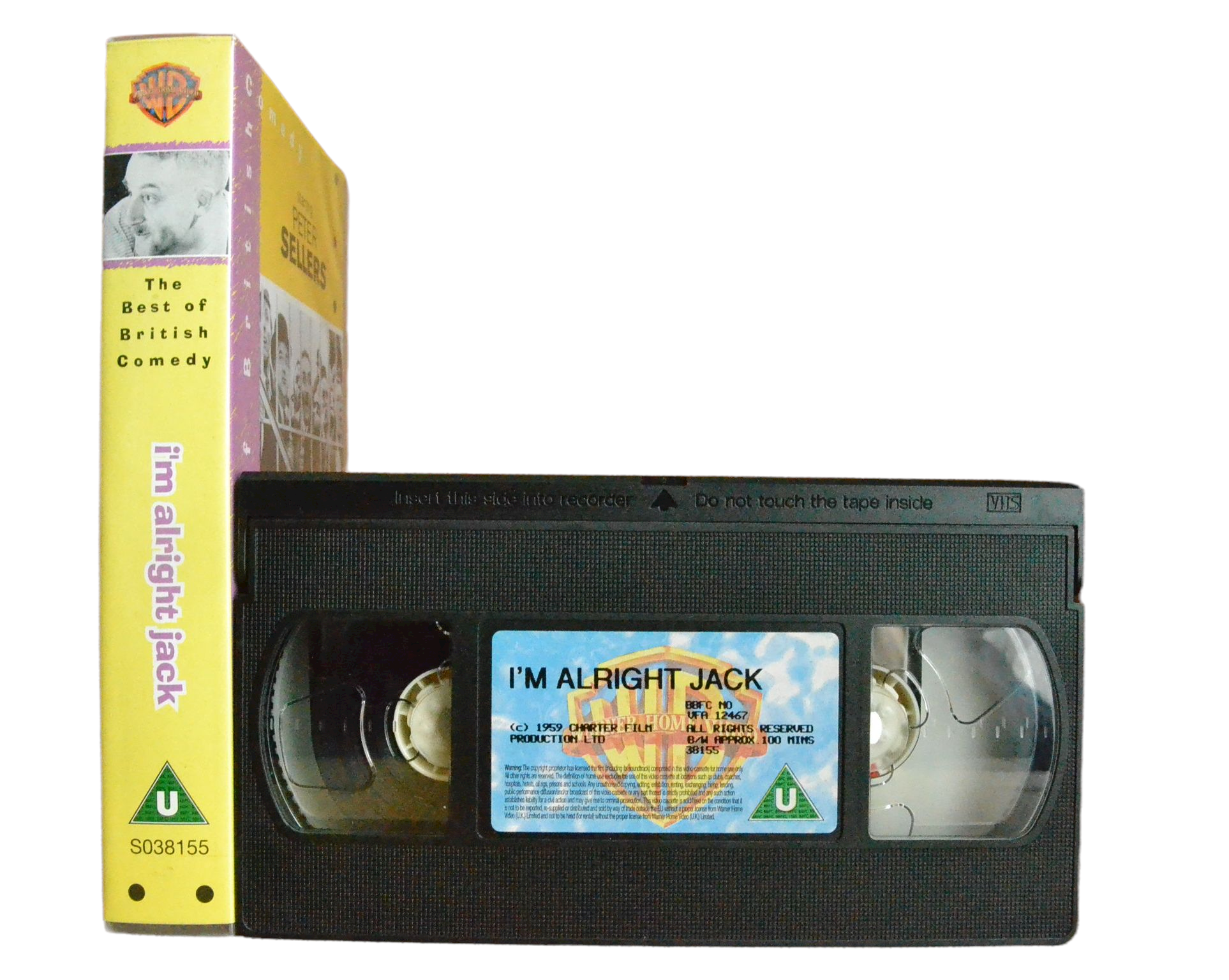 I'm Alright Jack - Ian Carmichael - Warner Home Video - Vintage - Pal VHS-