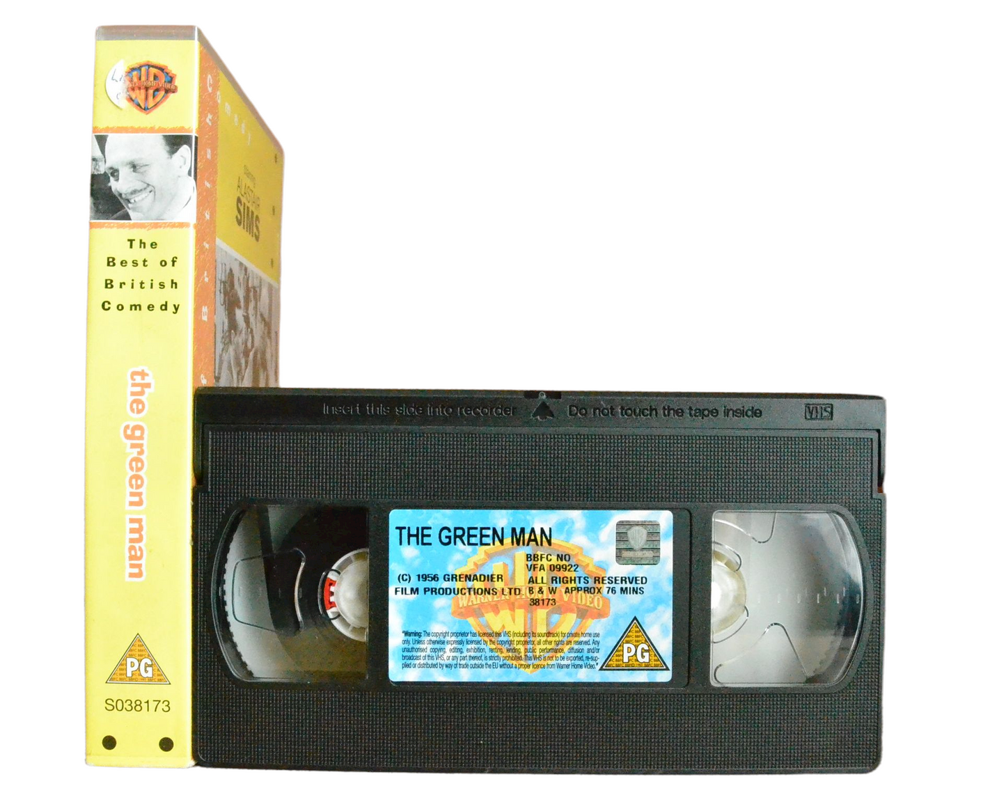 The Green Man - Alastair Sim - Warner Home Video - Vintage - Pal VHS-