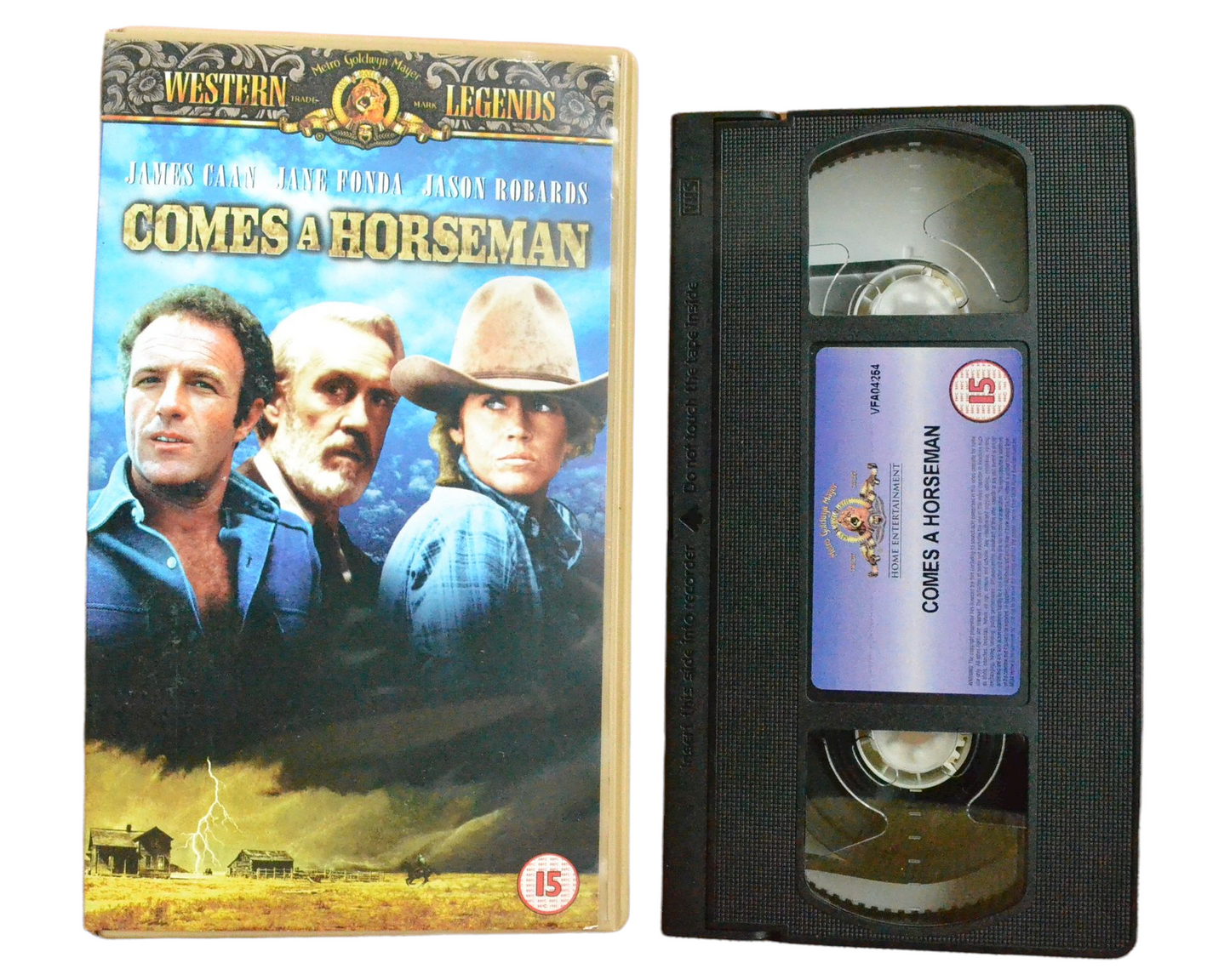 Comes A Horseman - James Cann - Metro Goldwyn Mayer - Vintage - Pal VHS-