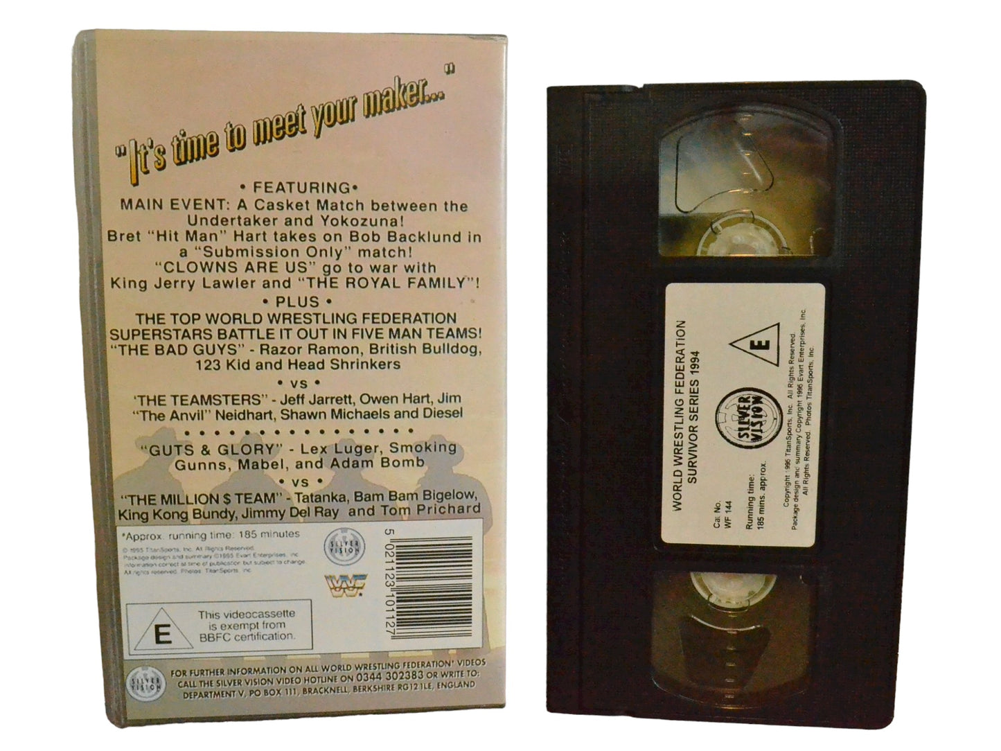 WWF: Survivor Series 1994 - Bret Hart - World Wrestling Federation Home Video - Wrestling - PAL - VHS-