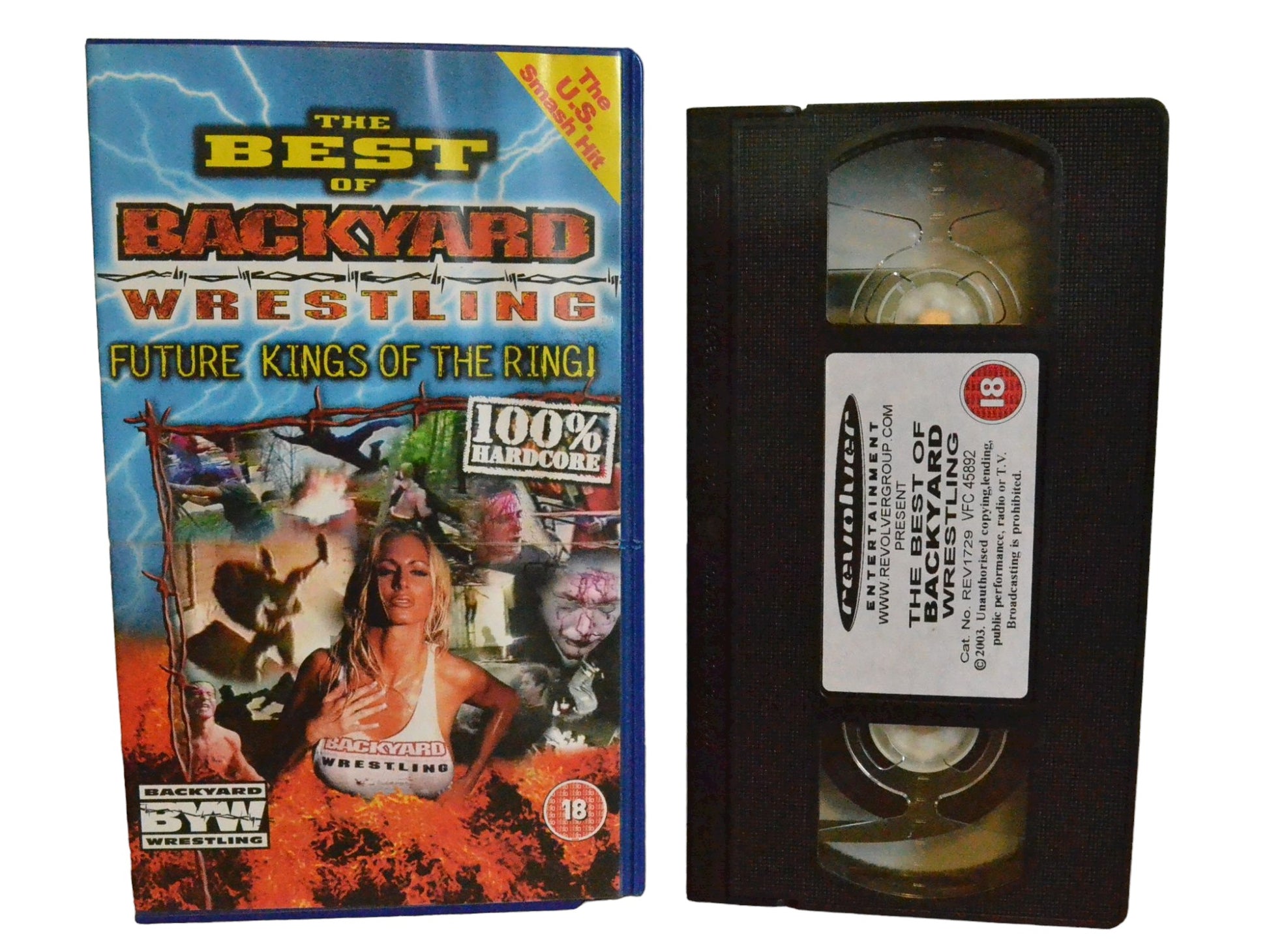 The Best Of Backyard Wrestling - Matt Capiccioni - Revolver Entertainment - Wrestling - PAL - VHS-