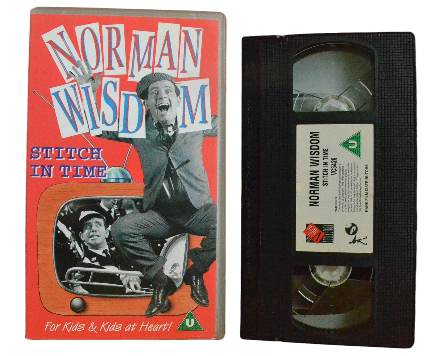 Stitch In Time - Norman Wisdom - The Video Collection - Vintage - Pal VHS-