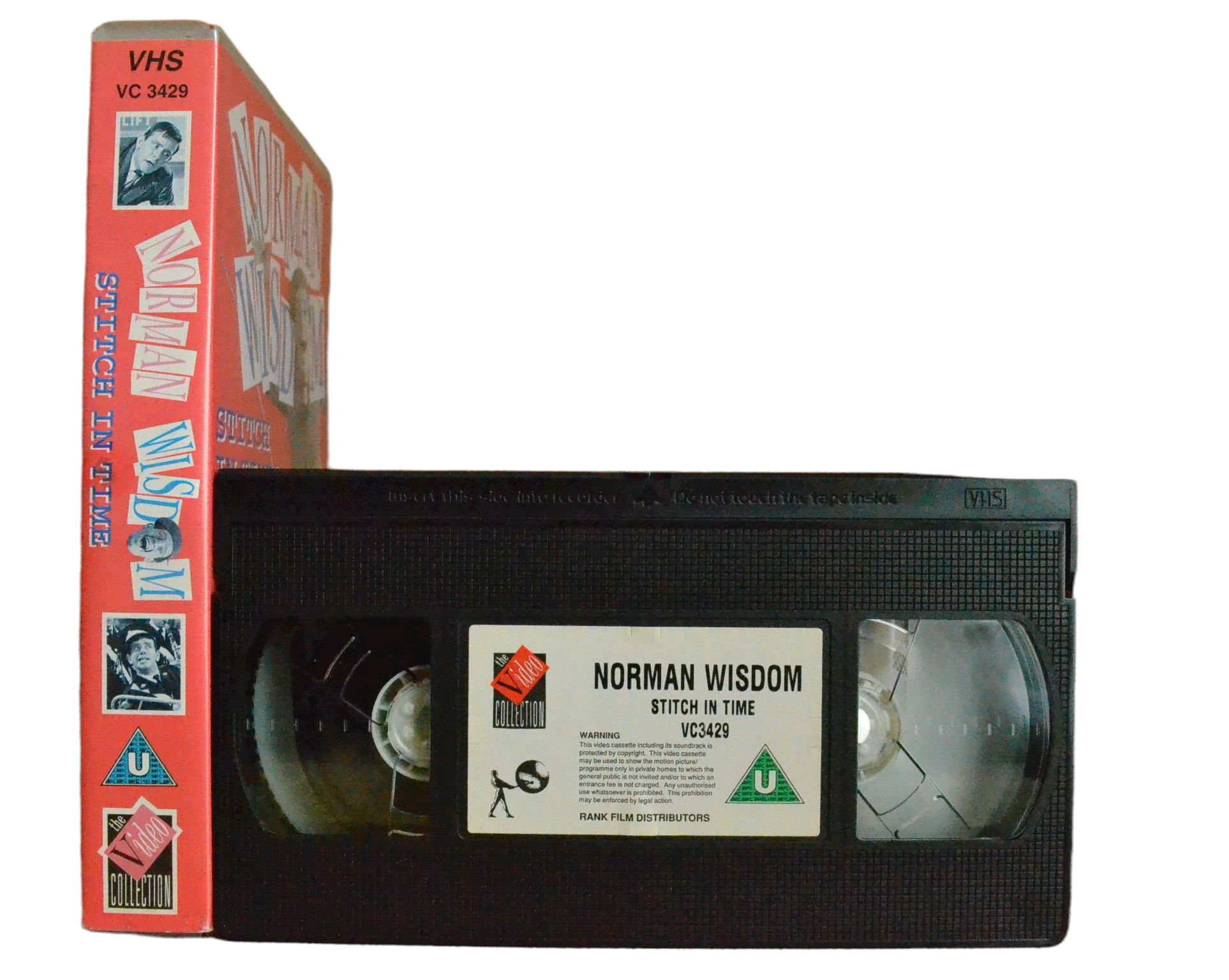 Stitch In Time - Norman Wisdom - The Video Collection - Vintage - Pal VHS-