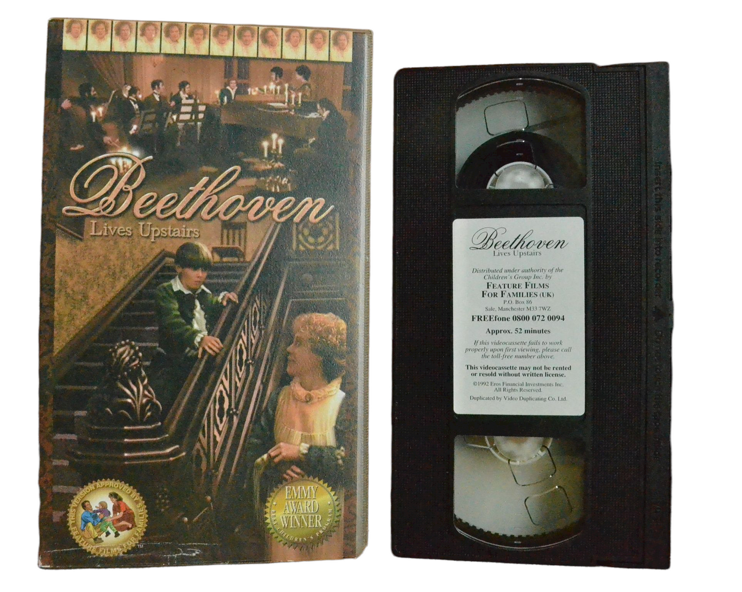 Beethoven Lives Upstairs - Neil Munro - Classical Kids - Vintage - Pal VHS-