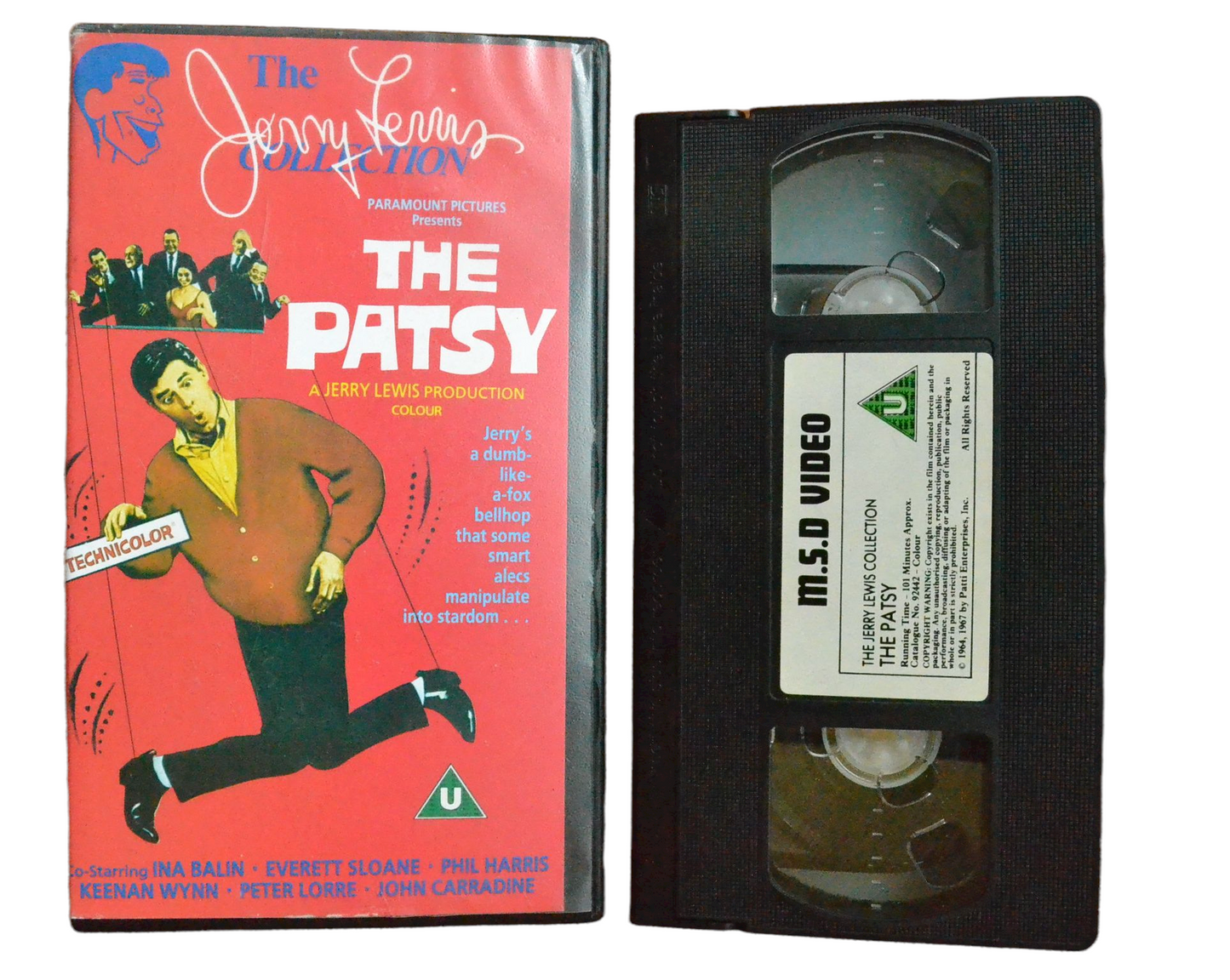 The Jerry Lewis Collection: The Patsy - Jerry Lewis - M.S.D Video - Vintage - Pal VHS-