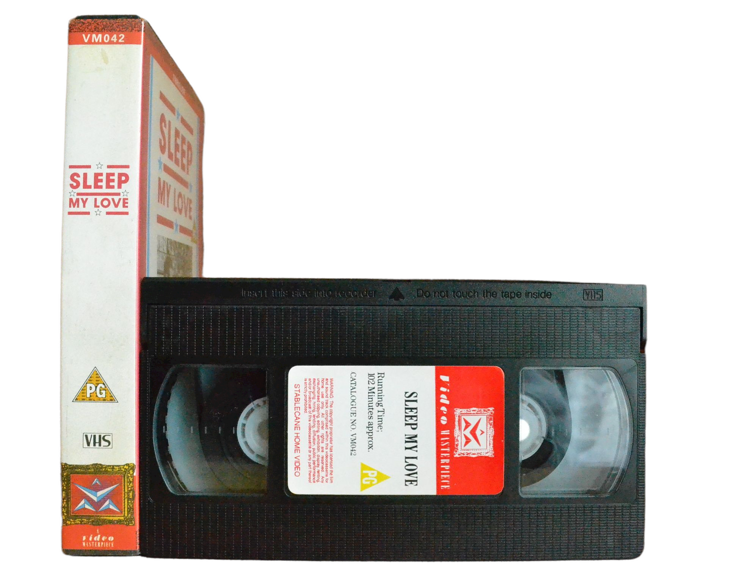 Sleep My Love - Claudette Colbert - Video Masterpiece - Vintage - Pal VHS-