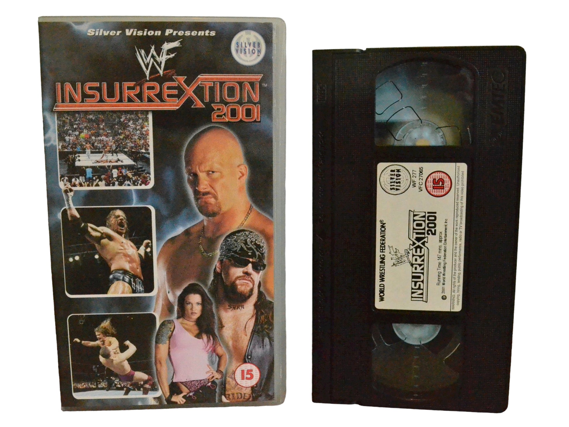 WWF: Insurrextion 2001 - Steve Austin - World Wrestling Federation Home Video - Wrestling - PAL - VHS-