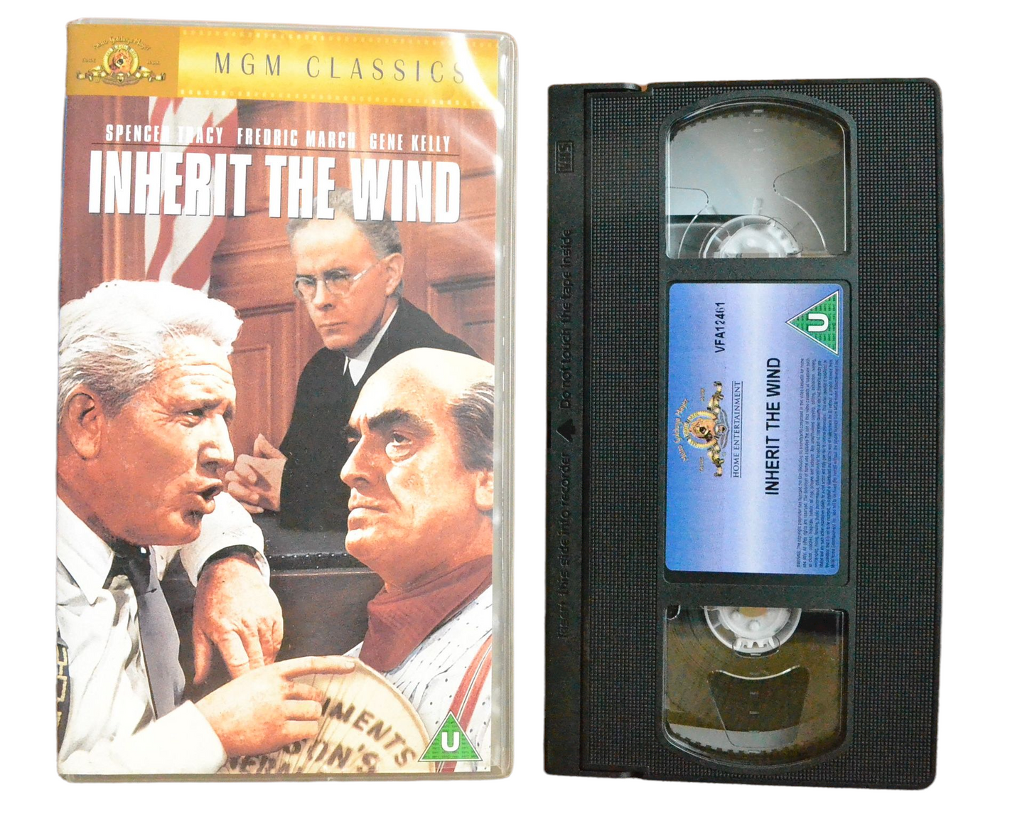 Inherit The Wind - Spencer Tracy - Metro Goldwyn Mayer - Vintage - Pal VHS-