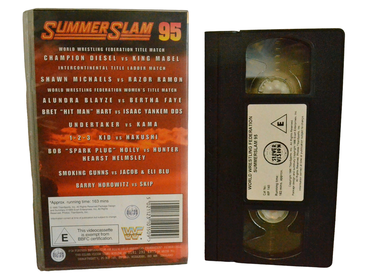 WWF: Summer Slam '95 - Joe Anoa'i - World Wrestling Federation Home Video - Wrestling - PAL - VHS-